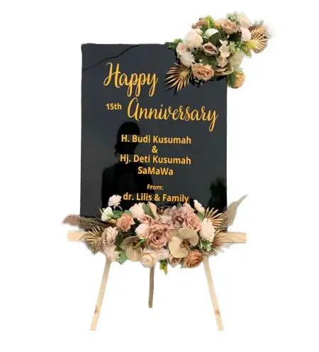 Papan Bunga Akrilik Gemblengan