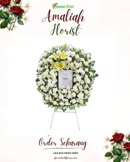 Krans Bunga Duka Gemblengan